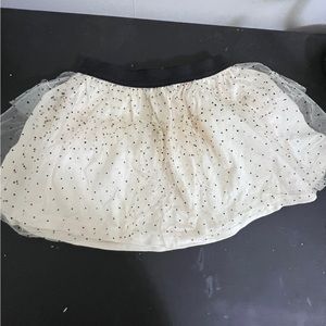 ZARA dotted tulle skirt